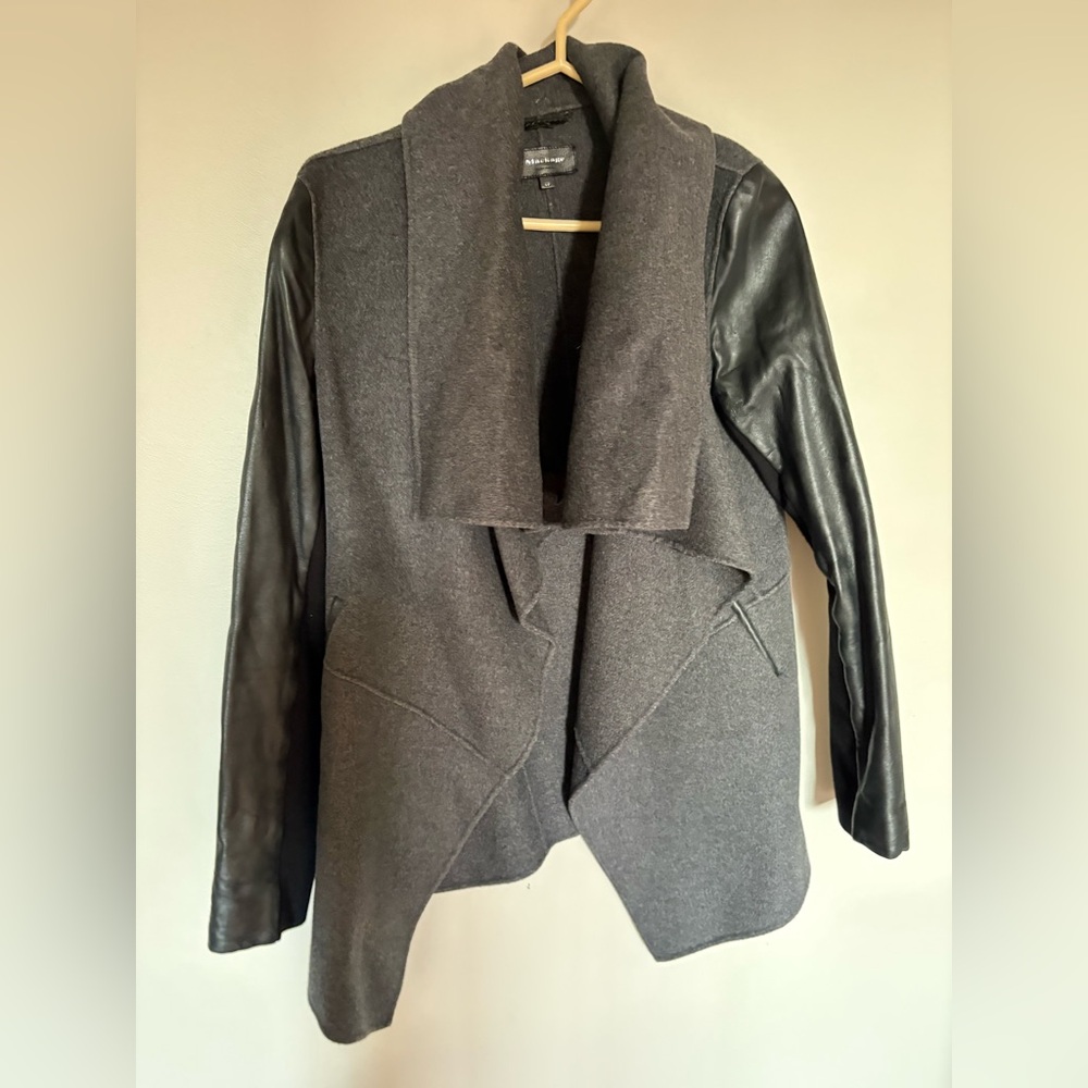 Mackage leather and wool -small- Women's Gray and Black Jacket